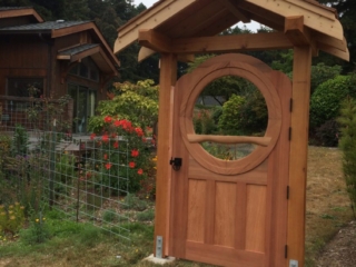 JP iphone Oct 31-17 036 A decorative garden gate